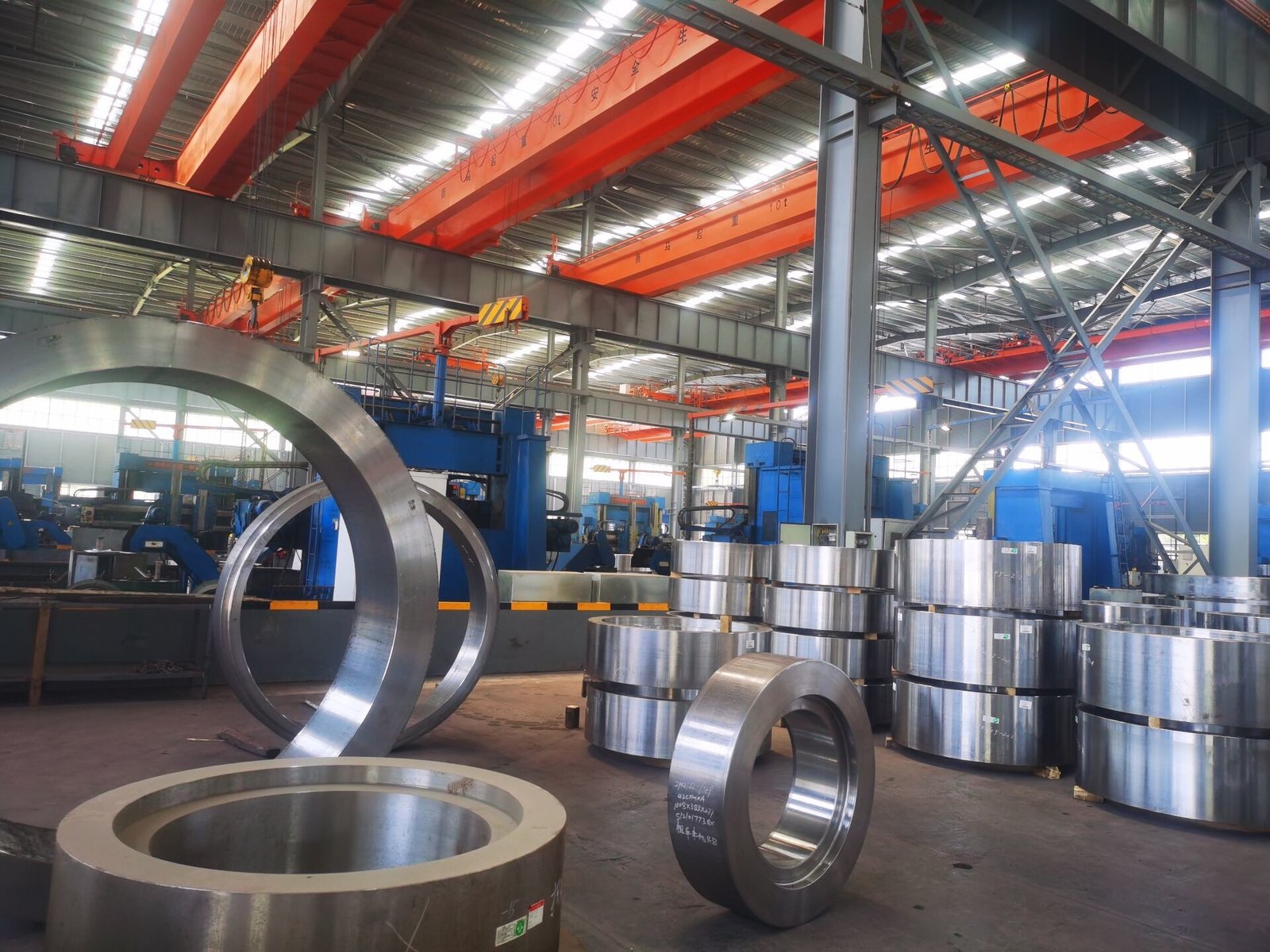 Rolled Rings Electroplating 1.4057 5000mm Turbine Guider Forged Steel Rings