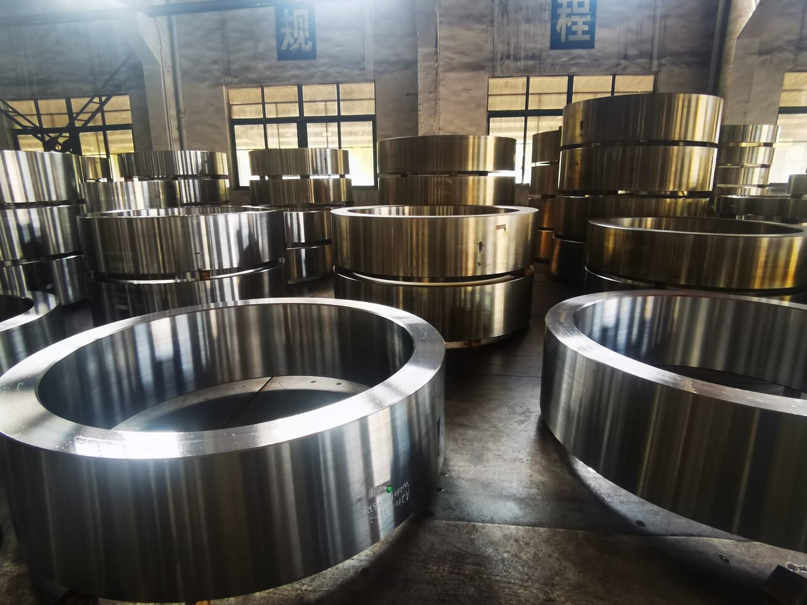 Rolled Rings Electroplating 1.4057 5000mm Turbine Guider Forged Steel Rings - 图片 4